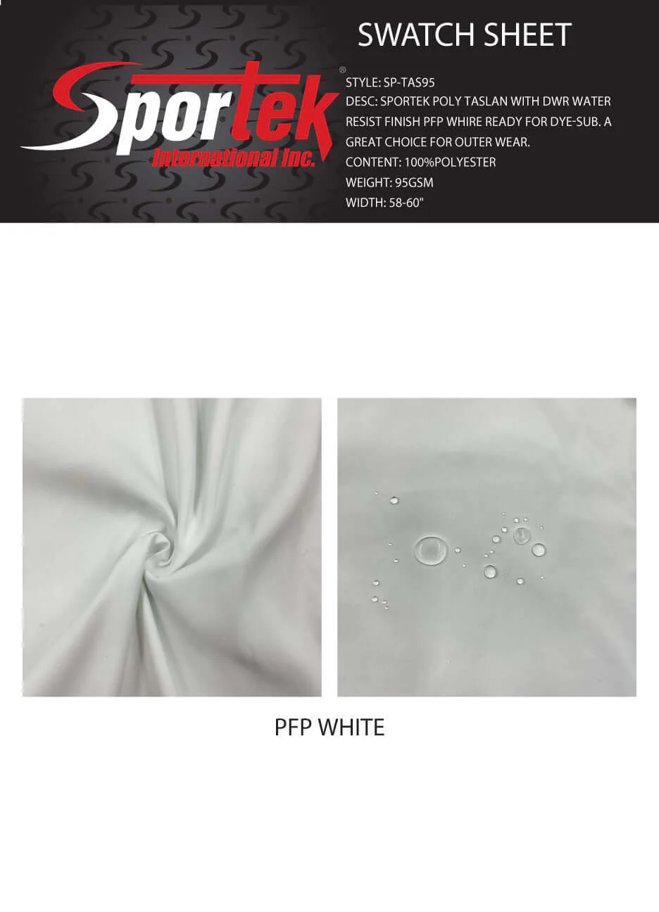 SP-TAS95 Sportek Poly Taslan with DWR Finish
