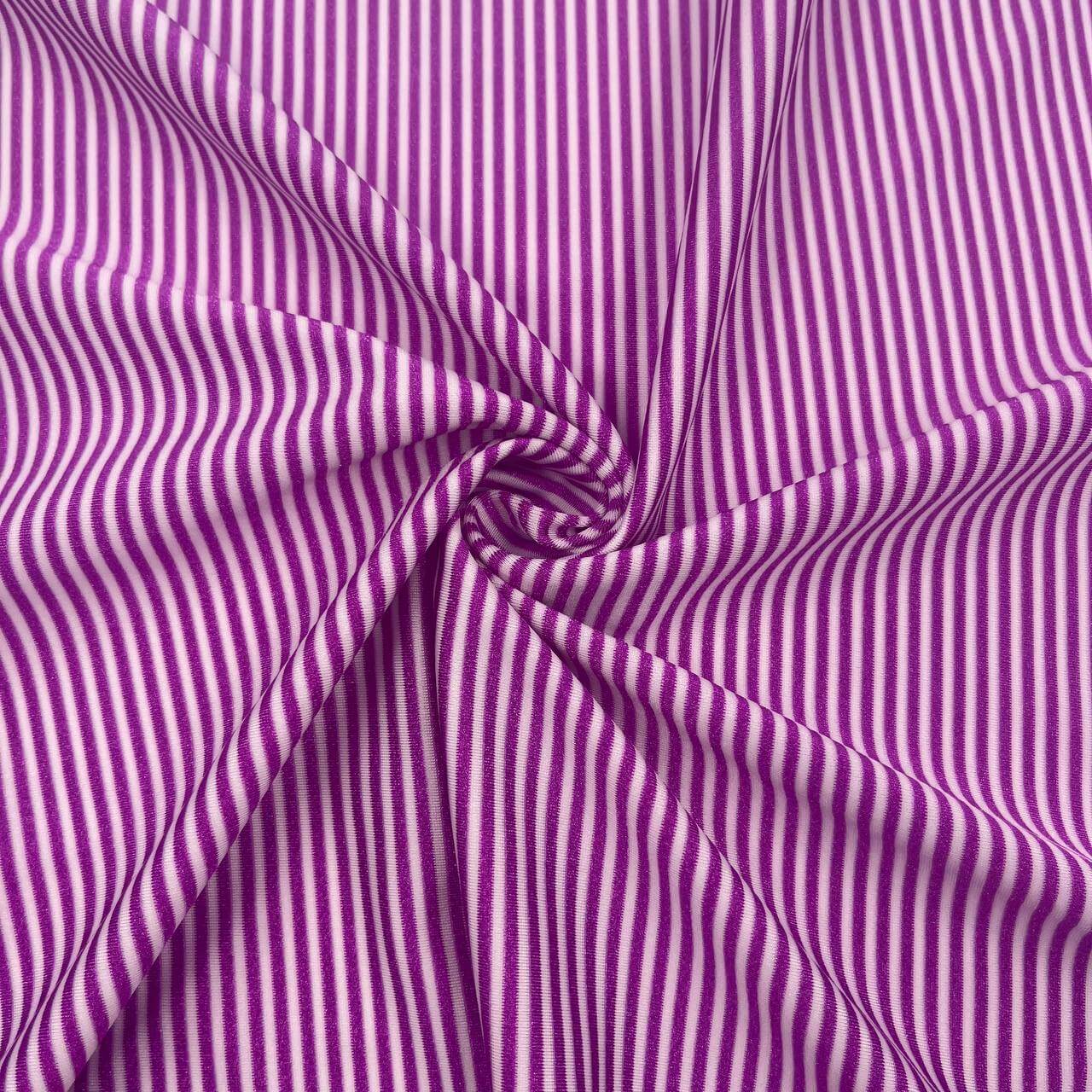 F-70L Nylon-LYCRA® Chlorine-Resist UPF50+ Tricot Stripe - Image 5