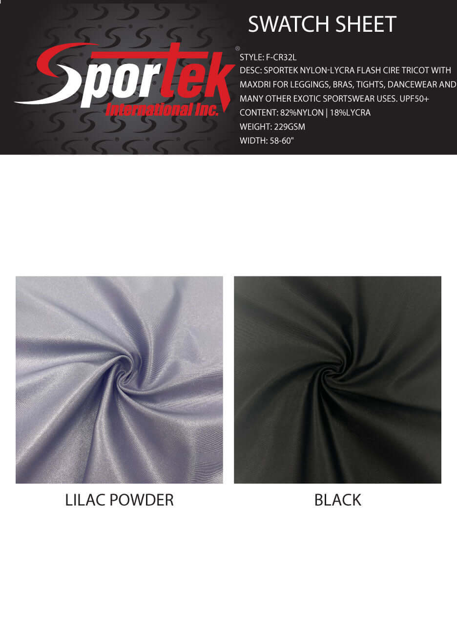 F-CR32L Nylon LYCRA® Flash Cire Tricot