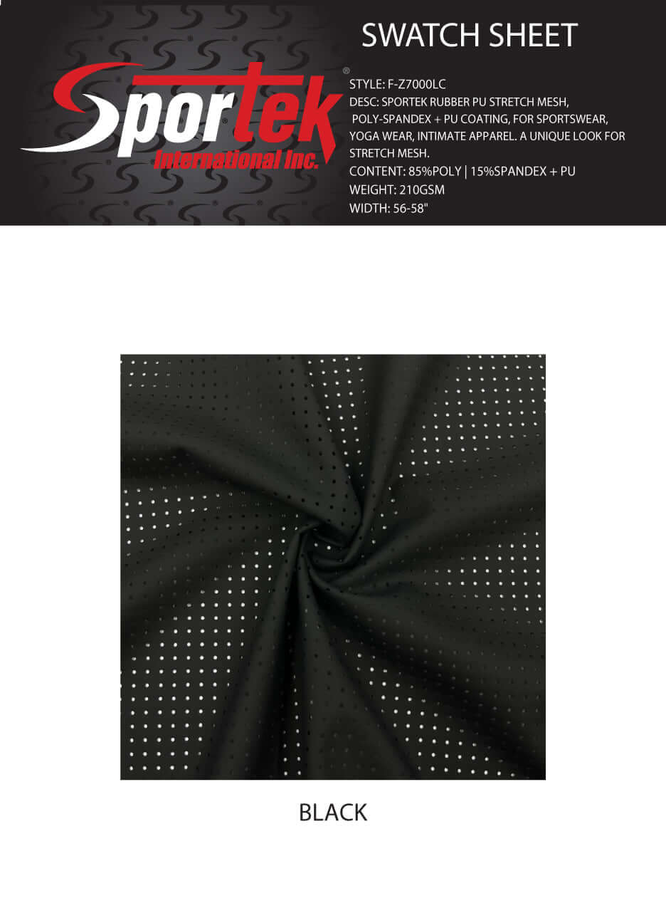 F-Z7000LC Sportek Rubber PU Stretch Mesh