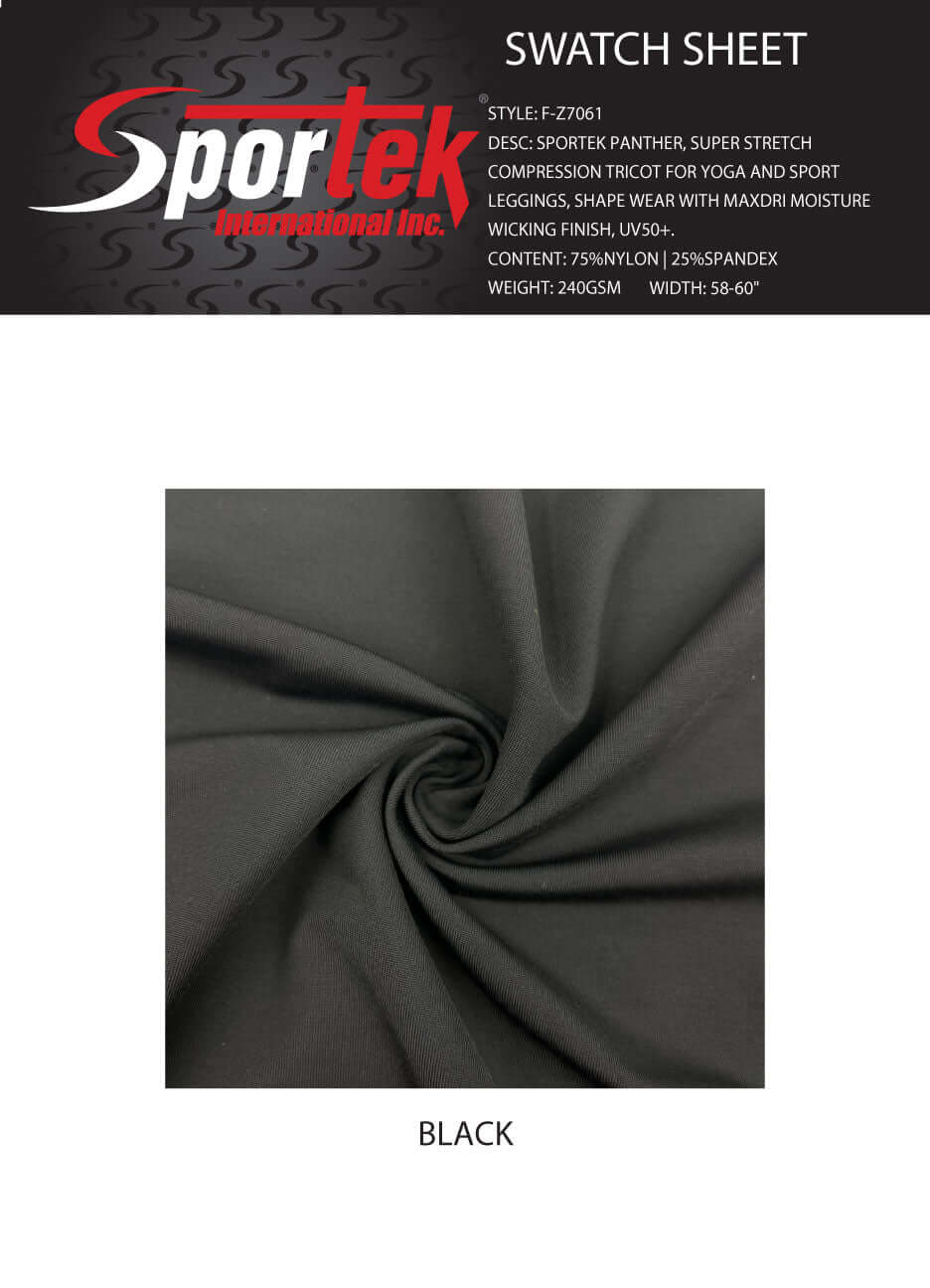 F-Z7061 Panther Super Stretch Compression Tricot