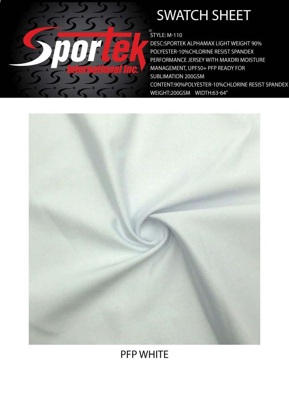 M-110 Alphamax Lightweight MAXDRI Spandex Jersey