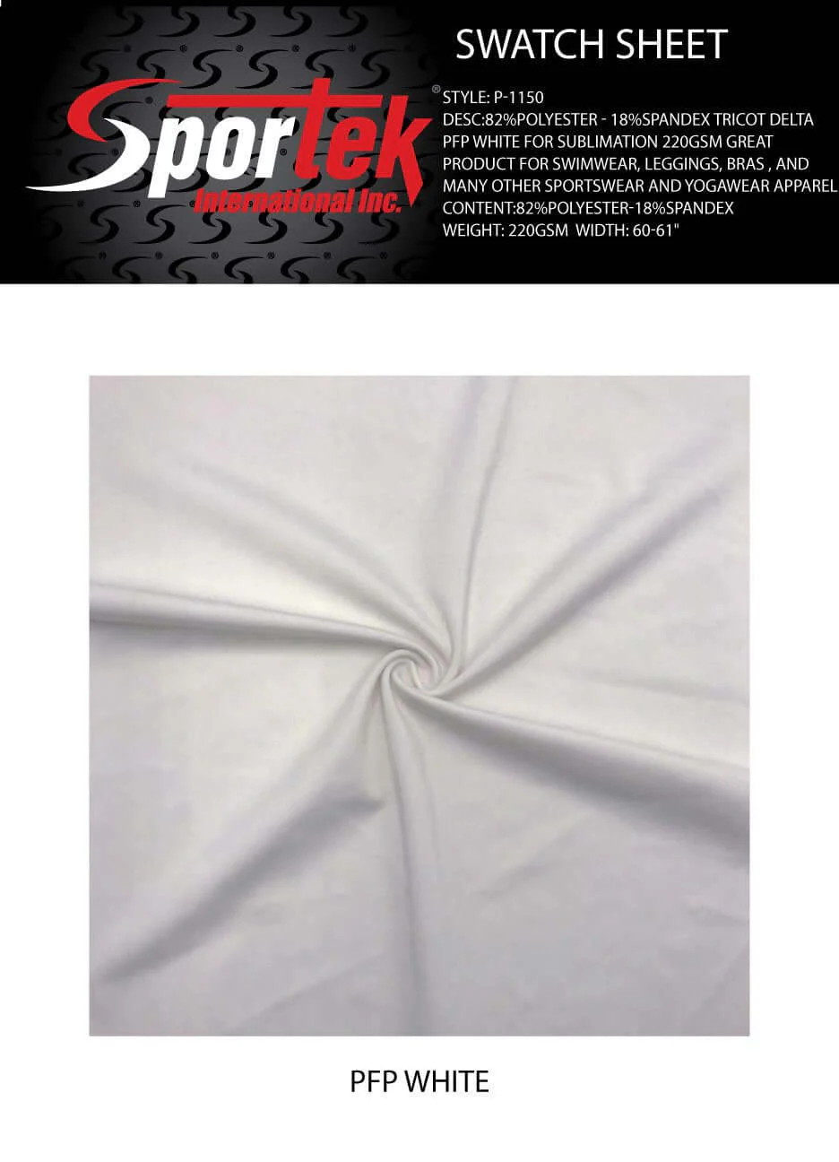 P-1150 Poly-Spandex Tricot 220 GSM PFP