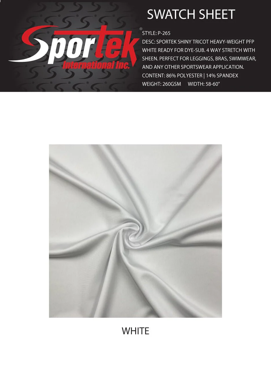 P-265 Sportek Shiny Heavy Tricot - Image 2