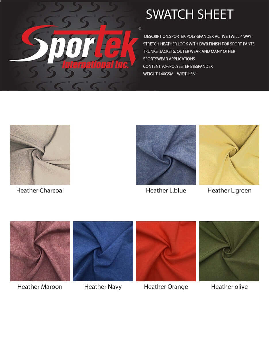 SP-106 Poly-Spandex Active Twill 4-Way Stretch - Image 9