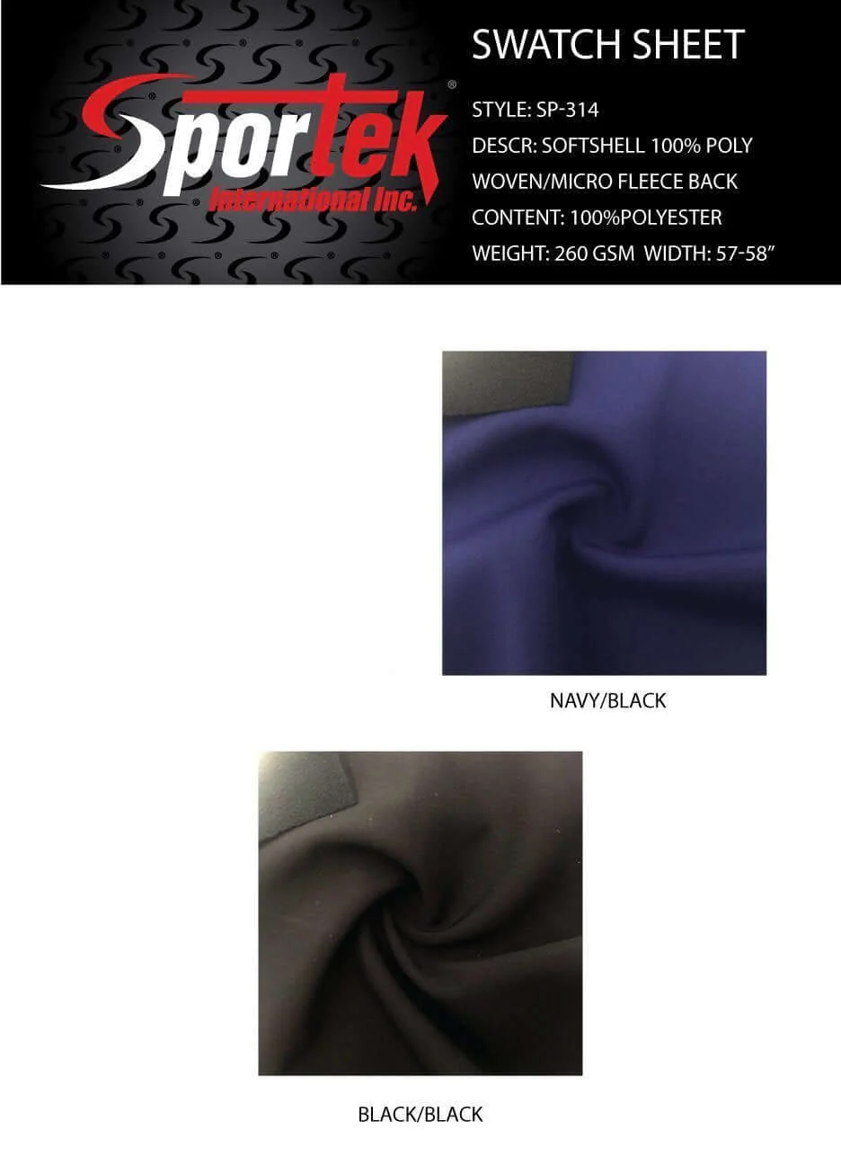 SP-314 Softshell with Woven Face & Microfleece Back - Image 4