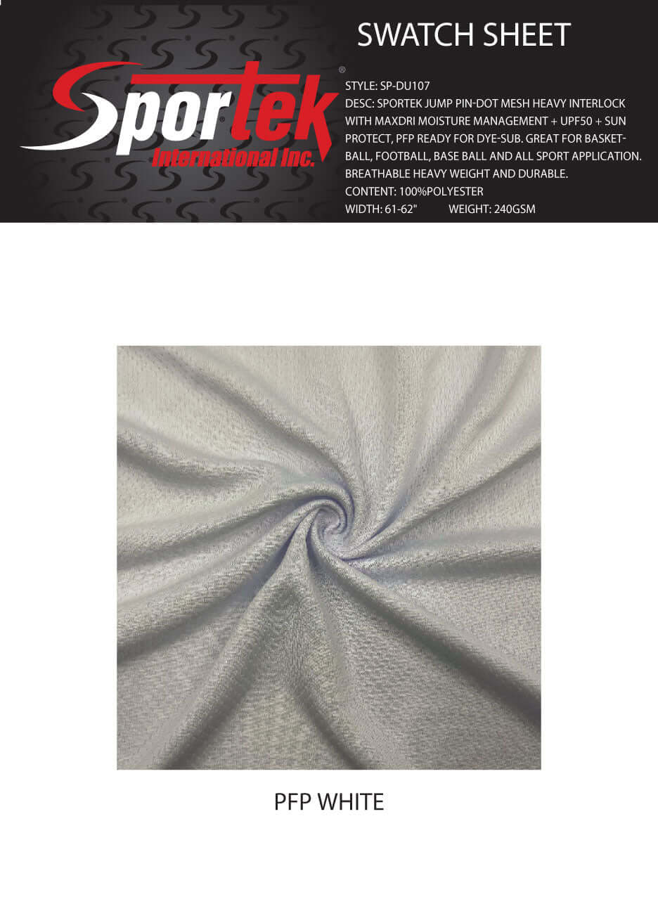 SP-DU107 Jump Pin-Dot Mesh Heavy Interlock