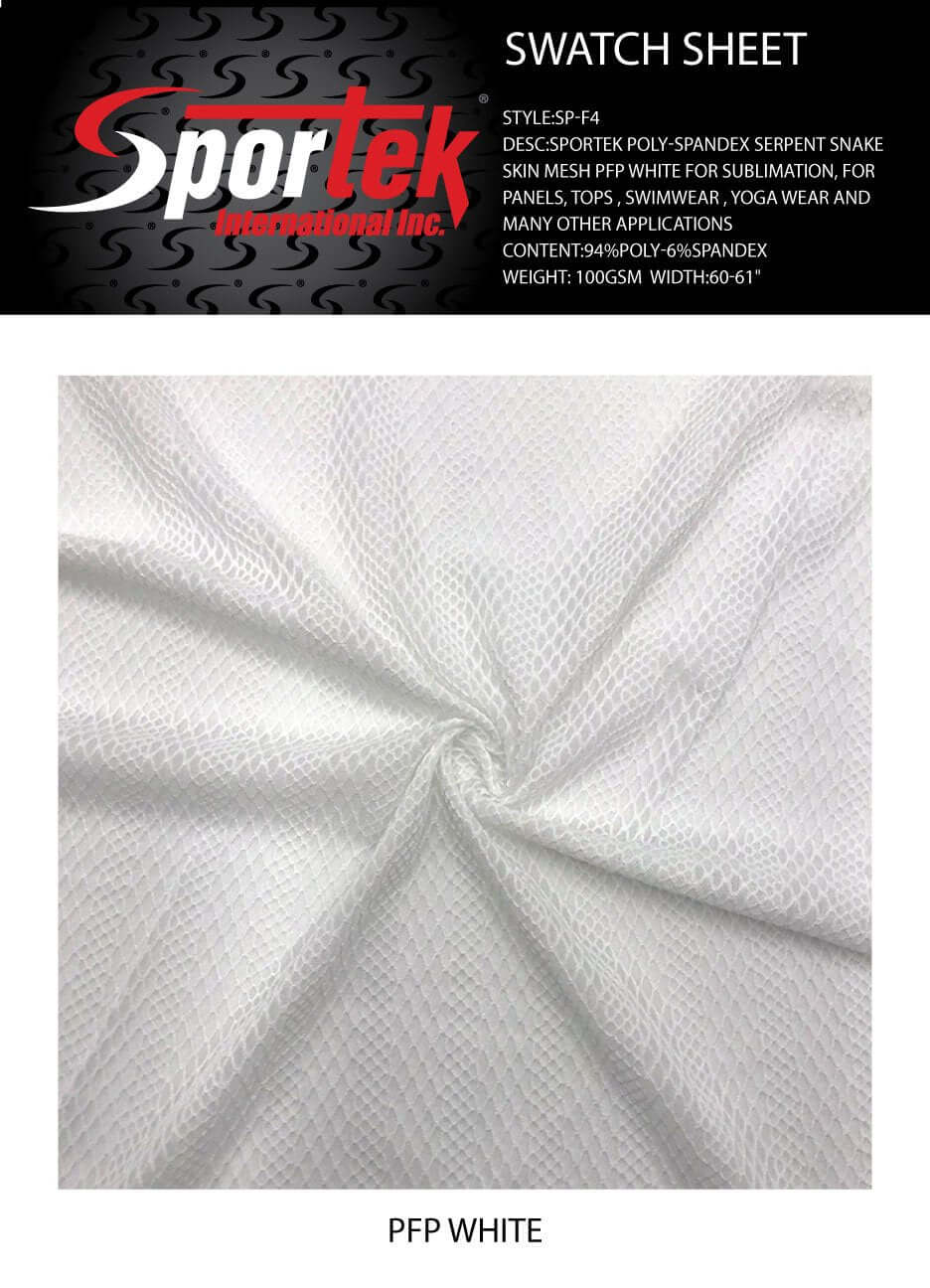 SP-F4 Poly-Spandex Serpent Mesh