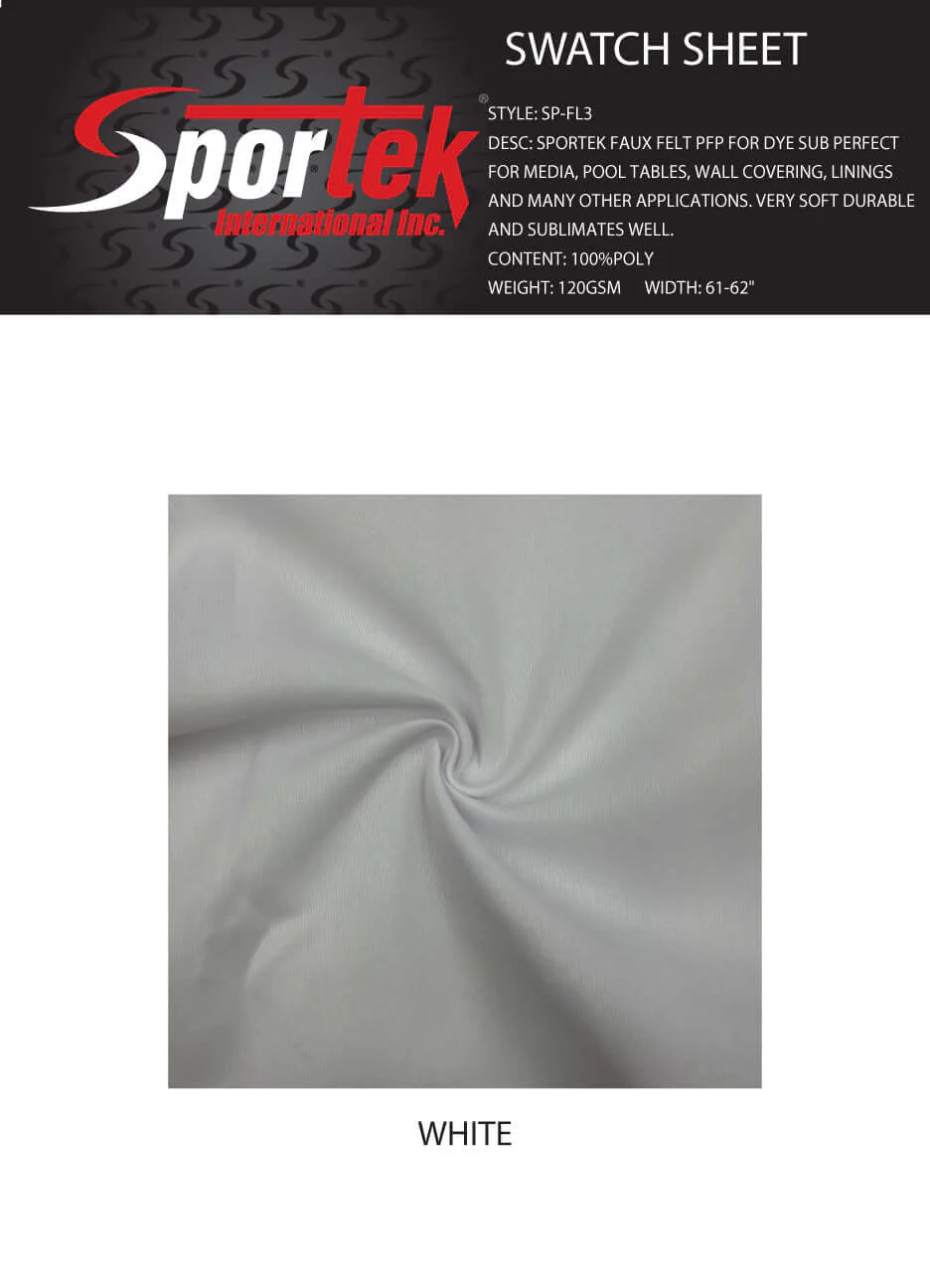 SP-FL3 Sportek Faux Felt PFP for Sublimation - Image 2