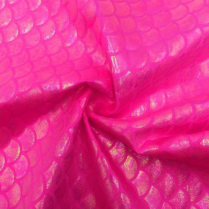 SP-Mermaid 101 Spandex Tricot with Rainbow clear shell-$14 per yard- $5 per color card - Image 4