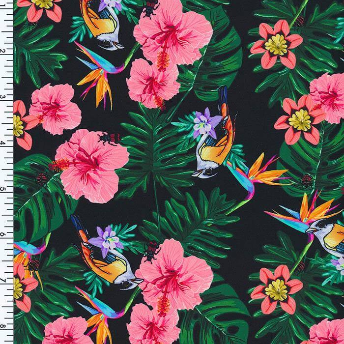 SP-NP2643 Night in Maui Nylon Spandex Digitally Wet Print