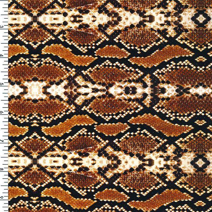 SP-NP2700 King Cobra Skin Nylon Spandex Digitally Wet Print