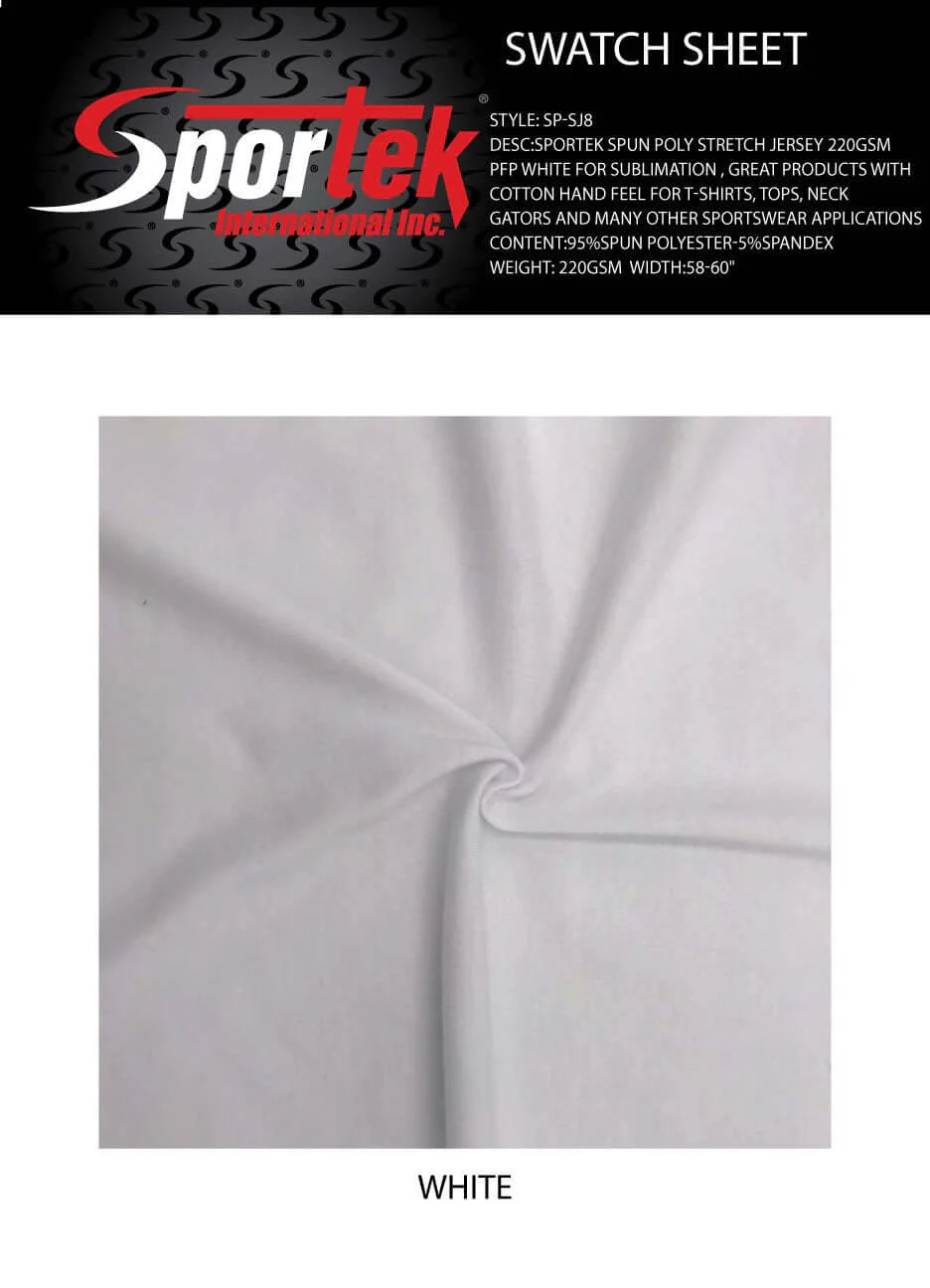 SP-SJ8 Spun Poly Stretch Jersey 220 GSM - Image 2