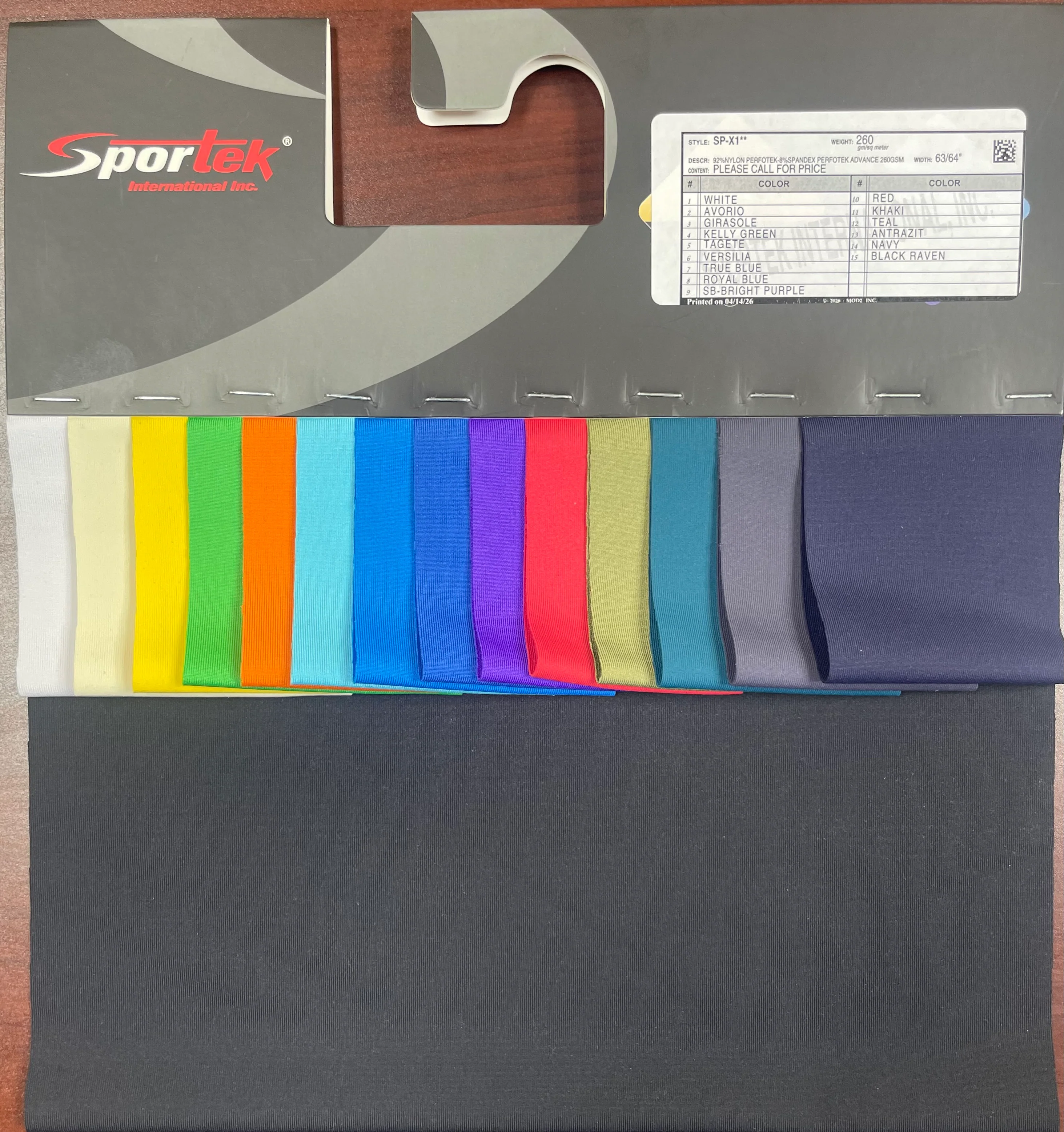 SP-X1 Perfo-TEK Nylon-Spandex Performance Jersey - Image 3