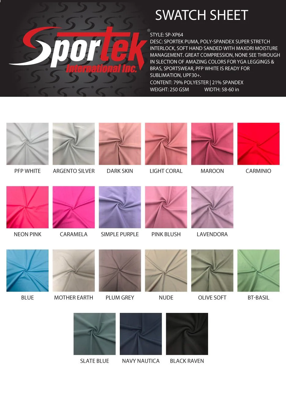 SP-XP64 Sportek PUMA Super Stretch Interlock