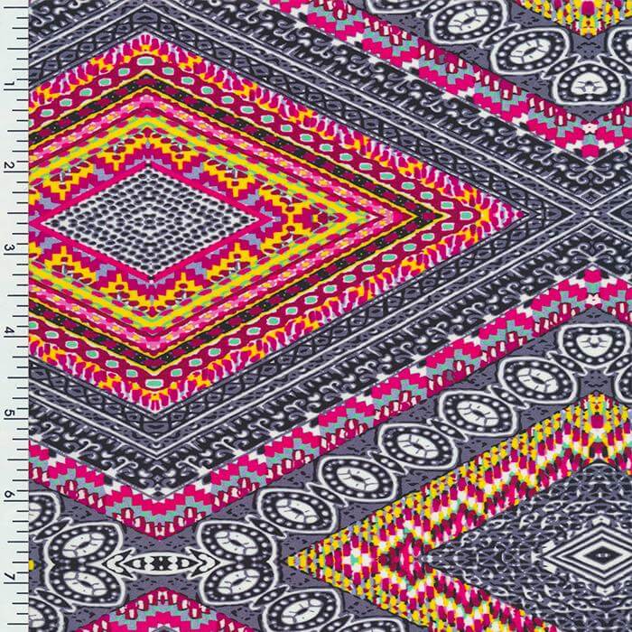 XL0016 Printed Spandex Tricot Promo print JEWELS