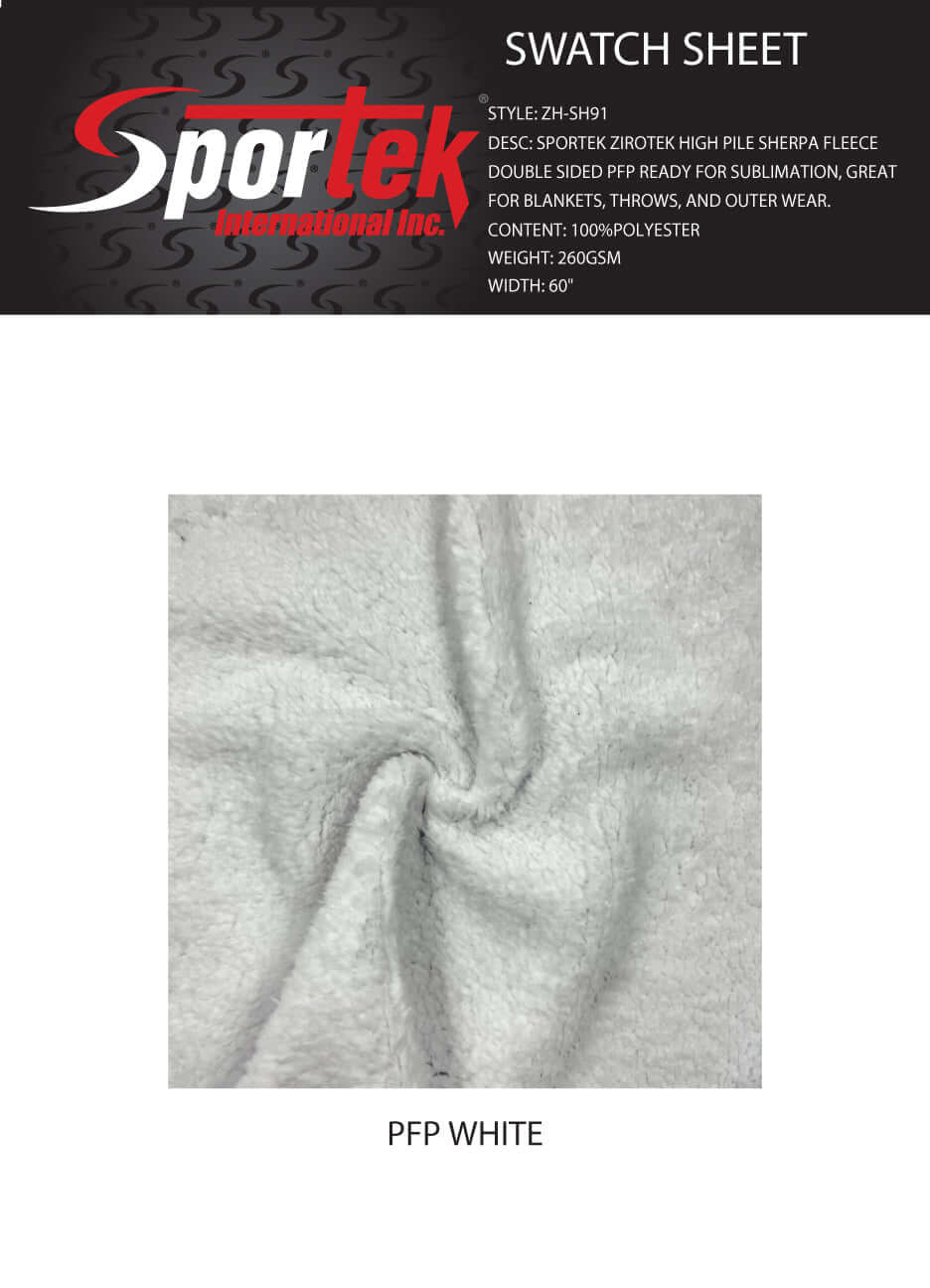 ZH-SH91 ZIROTEK High Pile Double-Sided Sherpa